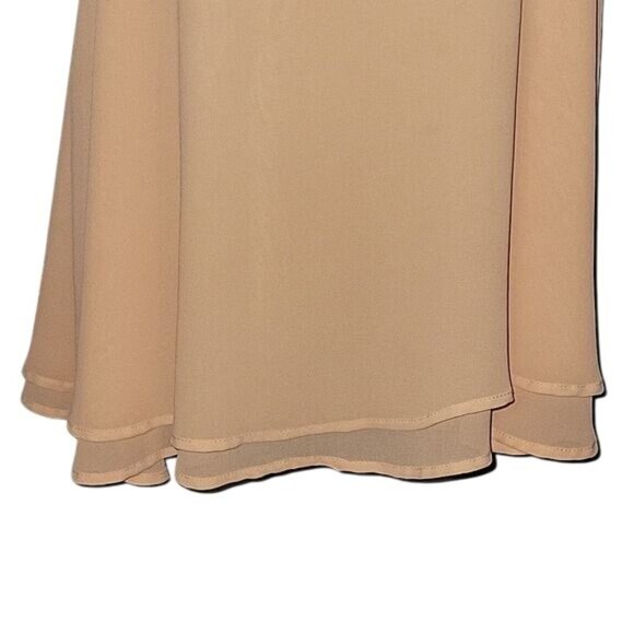 TORRID Flowy beachy Peach Criss Cross Neck Sleeveless Trapeze Tank Top Blouse L - Picture 3 of 8